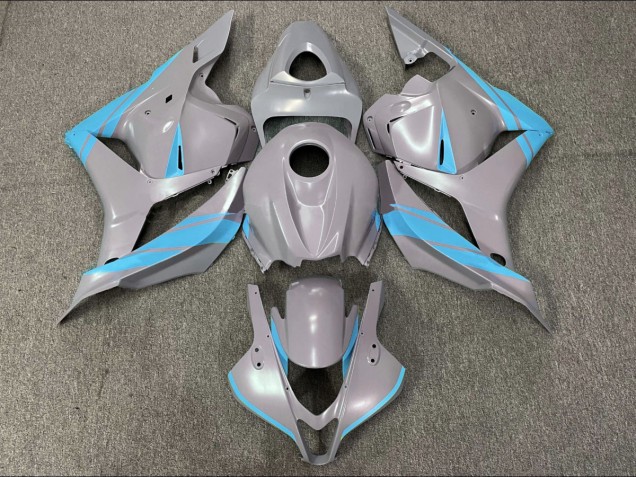 Nardo Gray and Light Blue Honda CBR600RR Fairings 2009-2012 Nardo Gray and Light Blue Honda CBR600RR Fairings 2009-2012
