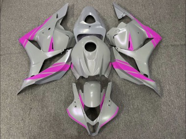 Nardo Gray and Pink Honda CBR600RR Fairings 2009-2012