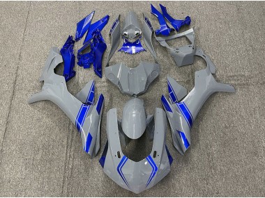Nardo Gray & Blue Accents Yamaha R1 Fairings 2015-2019