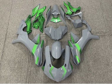 Nardo Gray & Green Accents Yamaha R1 Fairings 2015-2019