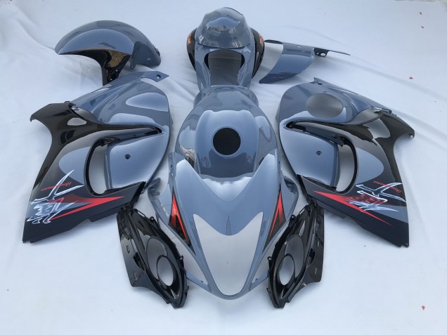 Nardo Grey and Black Limited Suzuki GSXR 1300 Fairings 2008-2019 Nardo Grey and Black Limited Suzuki GSXR 1300 Fairings 2008-2019