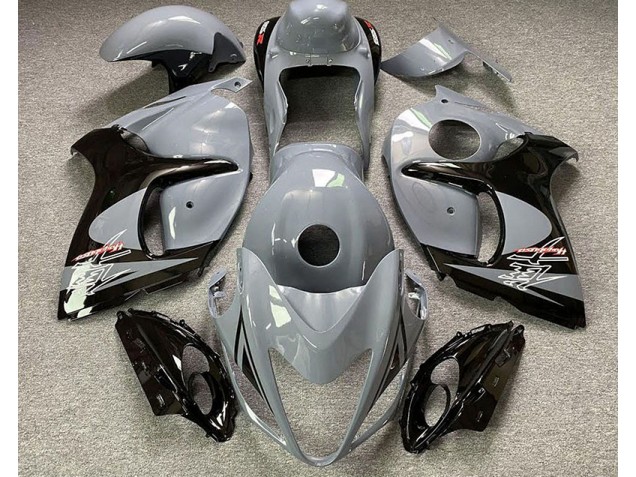 Nardo Grey & Black Suzuki GSXR 1300 Fairings 2008-2019