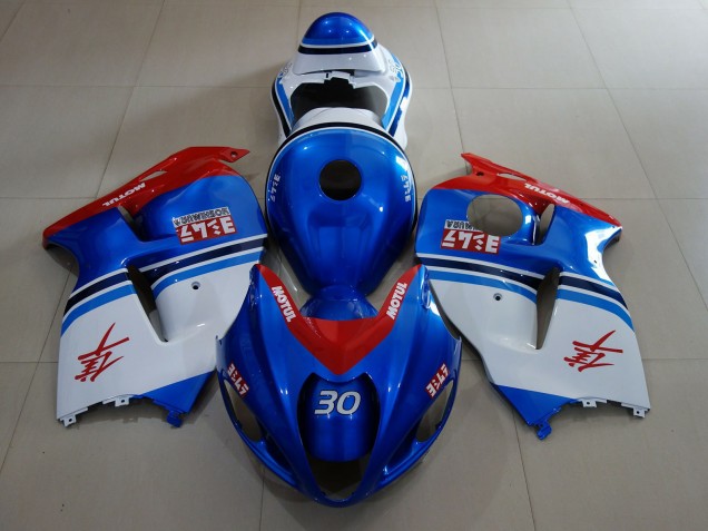Ocean Blue & logos Suzuki GSXR 1300 Fairings 1997-2007 Ocean Blue & logos Suzuki GSXR 1300 Fairings 1997-2007