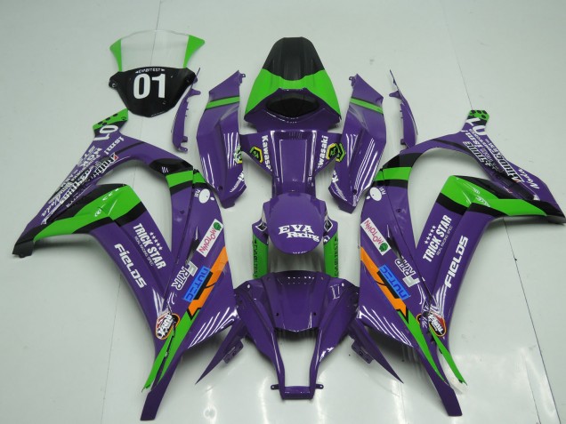 OEM Style Purple Kawasaki ZX10R Fairings 2011-2015 OEM Style Purple Kawasaki ZX10R Fairings 2011-2015