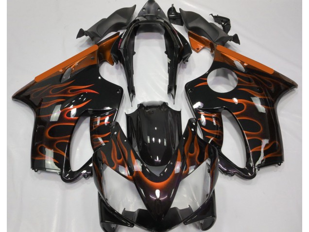 Orange Flame Honda CBR600 F4i Fairings 2004-2007 Orange Flame Honda CBR600 F4i Fairings 2004-2007