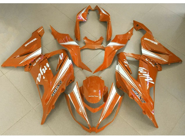 Orange Ninja Kawasaki ZX6R Fairings 2013-2018 Orange Ninja Kawasaki ZX6R Fairings 2013-2018