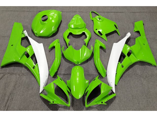 Pearl Green Yamaha R6 Fairings 2006-2007 Pearl Green Yamaha R6 Fairings 2006-2007