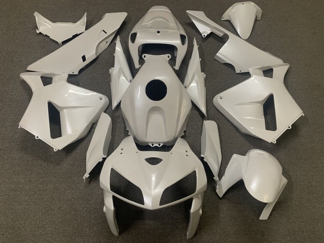 Pearl White Honda CBR600RR Fairings 2005-2006 Pearl White Honda CBR600RR Fairings 2005-2006