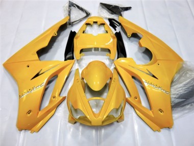 Pearl Yellow Triumph Daytona 675 Fairings 2006-2008