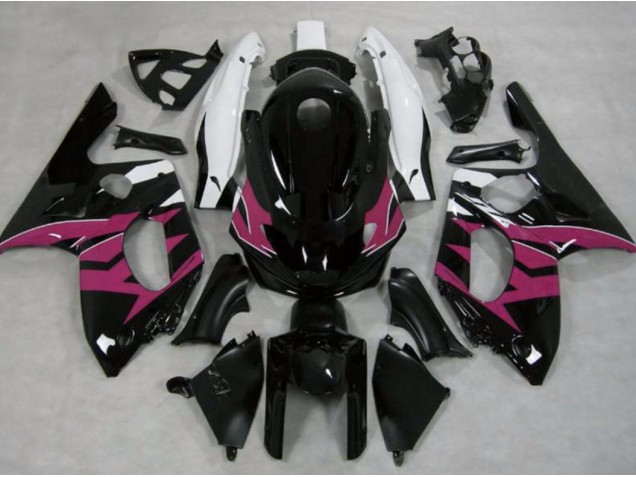 Pink Black and White Yamaha YZF600 Fairings 1998-2007 Pink Black and White Yamaha YZF600 Fairings 1998-2007
