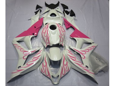 Pink Flame Honda CBR600RR Fairings 2007-2008