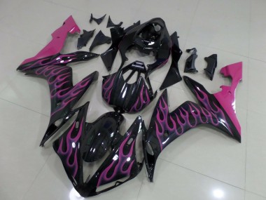 Pink Flame Yamaha R1 Fairings 2004-2006