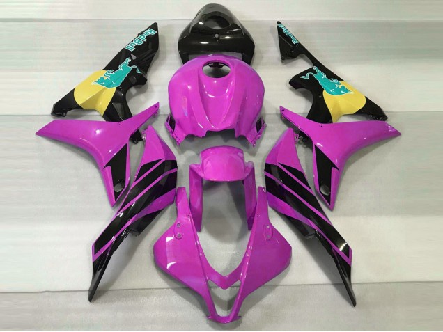 Pink & Teal Bull Honda CBR600RR Fairings 2007-2008 Pink & Teal Bull Honda CBR600RR Fairings 2007-2008