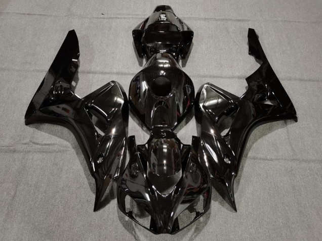 Plain Gloss Black Honda CBR1000RR Fairings 2006-2007 Plain Gloss Black Honda CBR1000RR Fairings 2006-2007