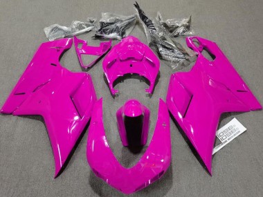 Plain Gloss Pink Ducati 848 1098 1198 Fairings 2007-2012