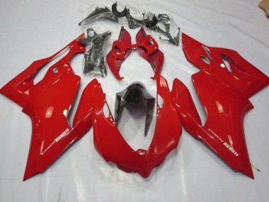 Plain Gloss Red Ducati 1199 Fairings