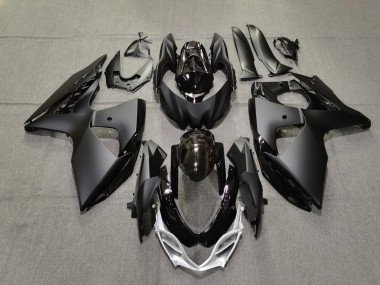 Plain Matte and Gloss Black Suzuki GSXR 1000 Fairings 2009-2016