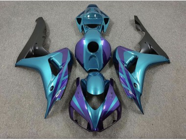 Purple and Emerald Honda CBR1000RR Fairings 2006-2007