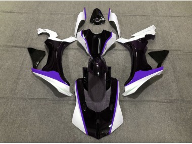 Purple Black and White Yamaha R1 Fairings 2015-2019