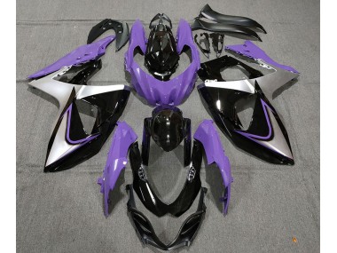 Purple Silver and Black Suzuki GSXR 1000 Fairings 2009-2016