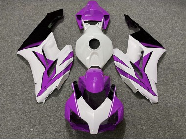 Purple White and Black Gloss Honda CBR1000RR Fairings 2004-2005