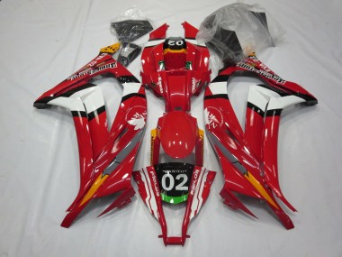 Red 02 Kawasaki ZX10R Fairings 2011-2015