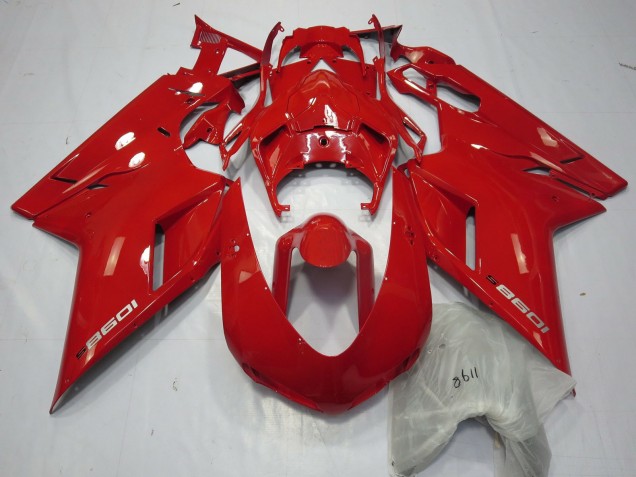 Red 1098 Ducati 848 1098 1198 Fairings 2007-2012 Red 1098 Ducati 848 1098 1198 Fairings 2007-2012