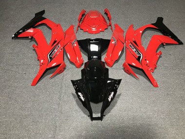 Red and Black Kawasaki ZX10R Fairings 2011-2015