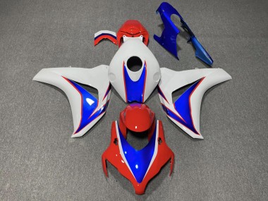 Red and Blue Gloss Honda CBR1000RR Fairings 2008-2011