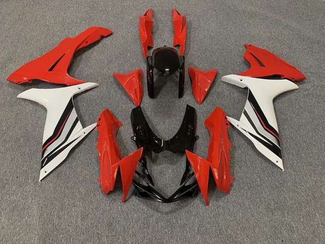 Red and Gloss White Style Suzuki GSXR 600-750 Fairings 2011-2020 Red and Gloss White Style Suzuki GSXR 600-750 Fairings 2011-2020