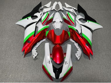 Red and Green Gloss Yamaha R6 Fairings 2017-2019