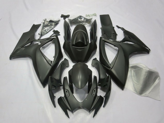 Red and Matte Suzuki GSXR 600-750 Fairings 2006-2007 Red and Matte Suzuki GSXR 600-750 Fairings 2006-2007