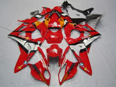 Red and White BMW S1000RR Fairings 2009-2018