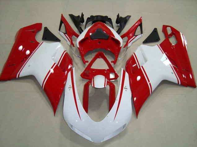 Red and White Pin Ducati 848 1098 1198 Fairings 2007-2012 Red and White Pin Ducati 848 1098 1198 Fairings 2007-2012