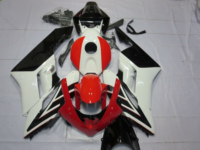 Red Black and White Honda CBR1000RR Fairings 2004-2005 Red Black and White Honda CBR1000RR Fairings 2004-2005
