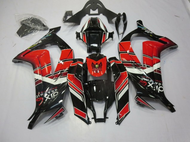 Red Black Special Kawasaki ZX10R Fairings 2011-2015 Red Black Special Kawasaki ZX10R Fairings 2011-2015