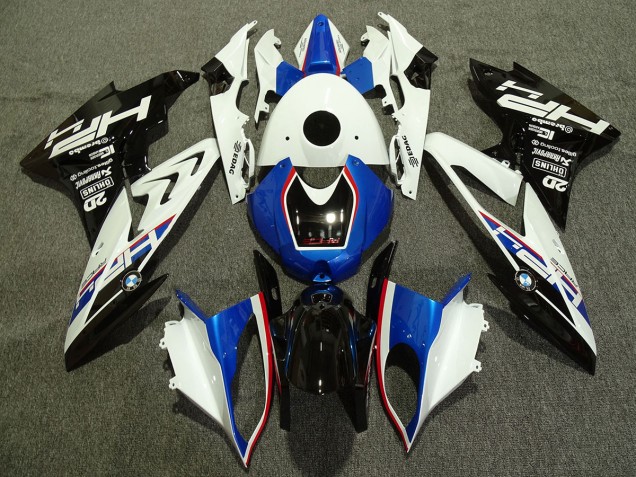 Red Blue and White HP4 BMW S1000RR Fairings 2009-2018 Red Blue and White HP4 BMW S1000RR Fairings 2009-2018