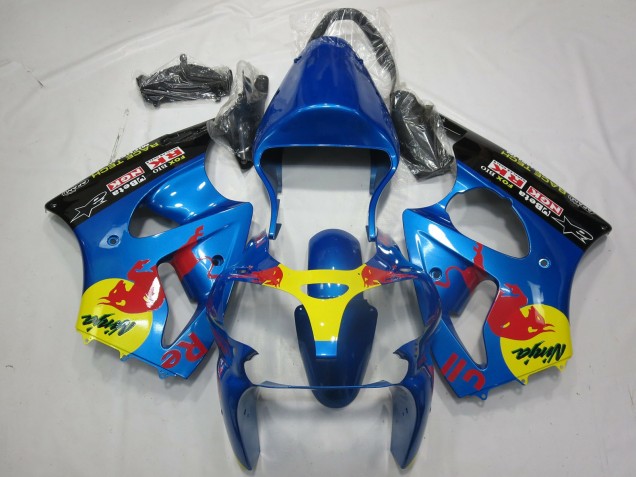Red Bull Kawasaki ZX6R Fairings 2000-2002 Red Bull Kawasaki ZX6R Fairings 2000-2002