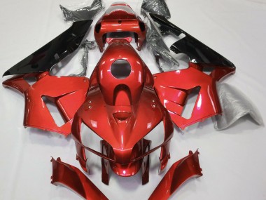 Red CBR Style Honda CBR600RR Fairings 2005-2006
