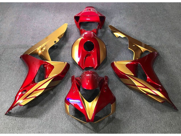 Red & Gold Honda CBR1000RR Fairings 2006-2007 Red & Gold Honda CBR1000RR Fairings 2006-2007