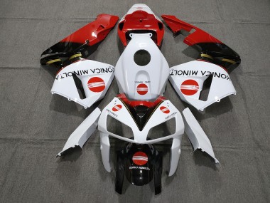 Red KM Honda CBR600RR Fairings 2005-2006
