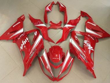 Red Ninja Kawasaki ZX6R Fairings 2013-2018
