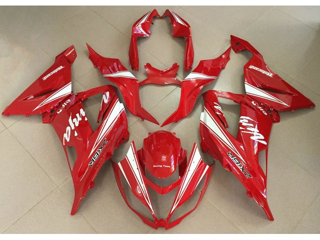 Red Ninja Kawasaki ZX6R Fairings 2013-2018 Red Ninja Kawasaki ZX6R Fairings 2013-2018
