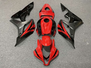 Red OEM Style & Grey Honda CBR600RR Fairings 2007-2008