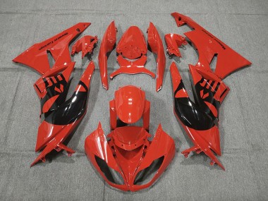 Red Punisher Kawasaki ZX6R Fairings 2009-2012