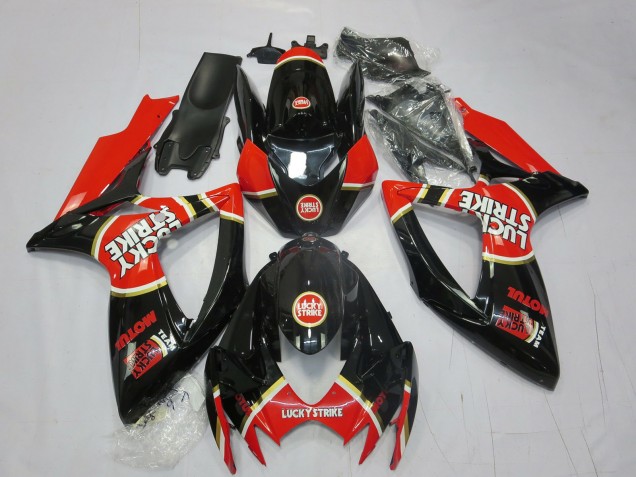 Red Strike Suzuki GSXR 600-750 Fairings 2006-2007