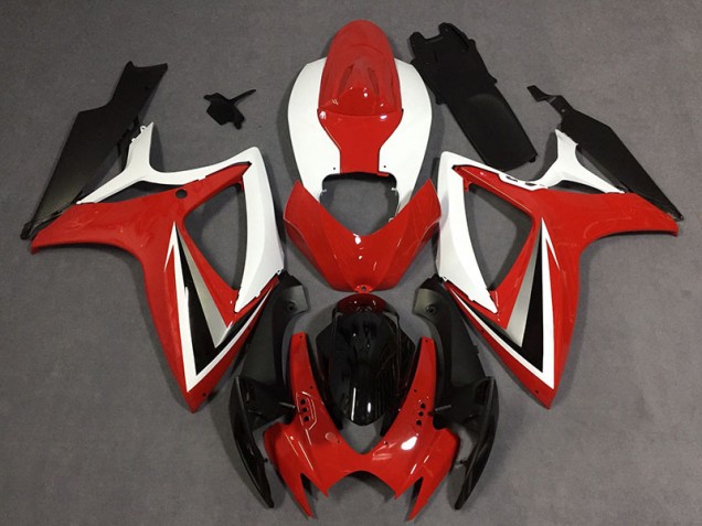 Red Style Suzuki GSXR 600-750 Fairings 2006-2007 Red Style Suzuki GSXR 600-750 Fairings 2006-2007