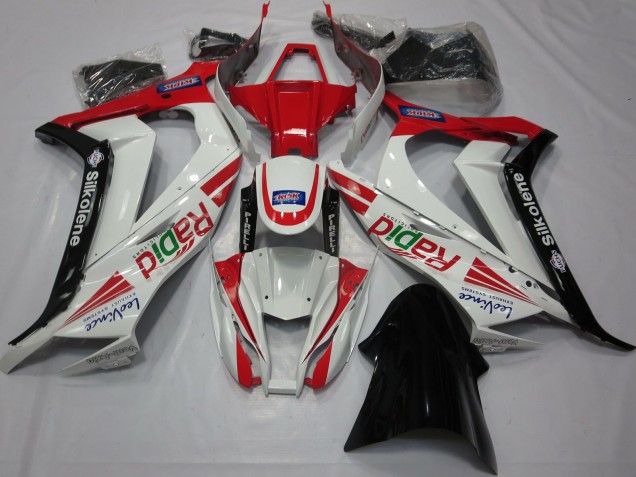 Red White Black Ra Kawasaki ZX10R Fairings 2011-2015 Red White Black Ra Kawasaki ZX10R Fairings 2011-2015