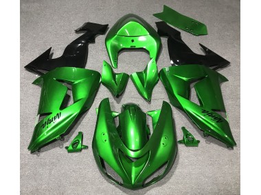 Reptile Green Kawasaki ZX10R Fairings 2006-2007