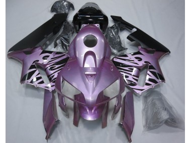 Rose Purple Flame Honda CBR600RR Fairings 2005-2006